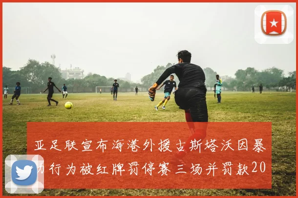 亚足联宣布海港外援古斯塔沃因暴力行为被红牌罚停赛三场并罚款2000美元